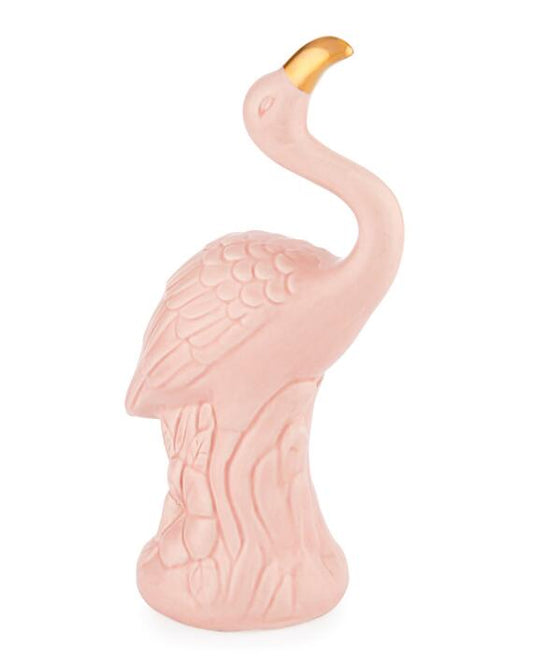 Home Essentials and Beyond 10" Pink Ceramic Flamingo Figurine