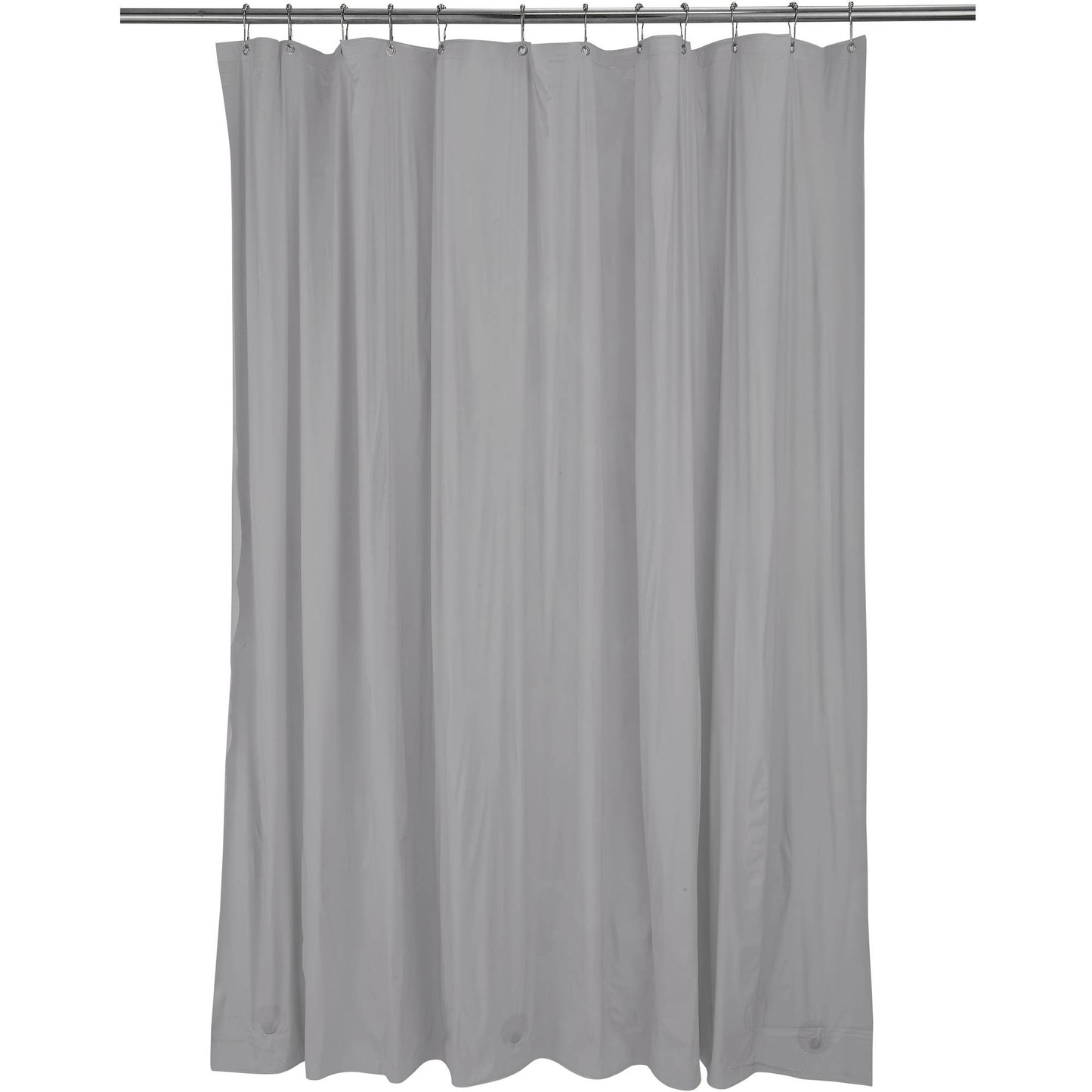 Bath Bliss Heavy Shower Curtain Liner in Silver