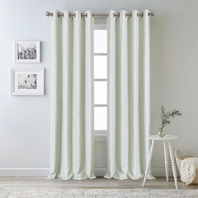 Bee & Willow Oakdale 84-Inch Grommet 100% Blackout Curtain Panel in Green (Single)