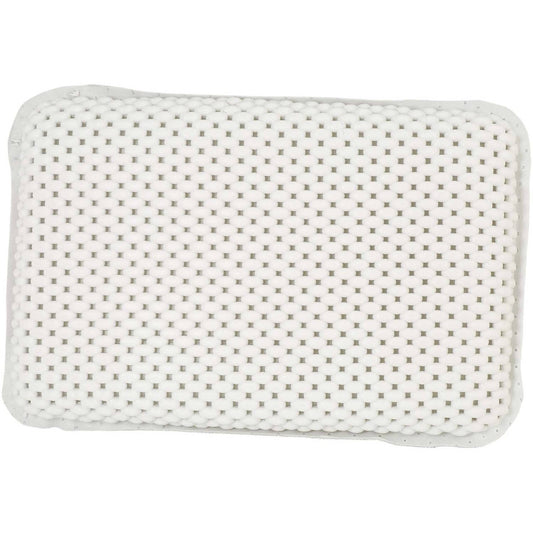 Kennedy International Clear Sponge Holder with Suction, One Size , White