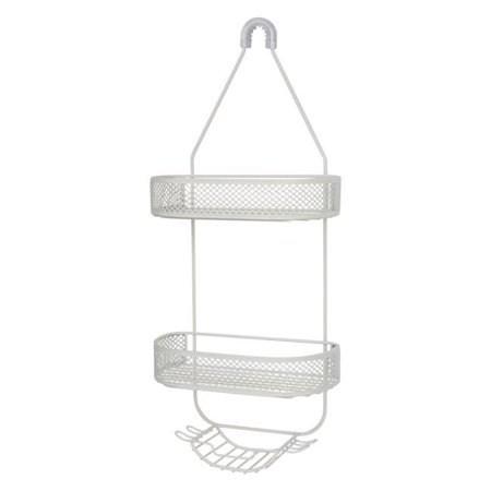 Elle Decor La Croix Shower Caddy in White