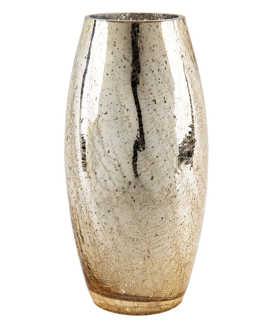 Home Essentials and Beyond Vases - Silvertone & Goldtone Distressed Vase