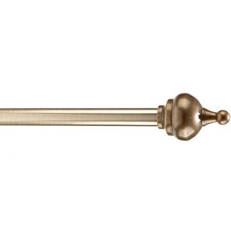 86” - 120” Home Details Tulip Adjustable Single Curtain Rod