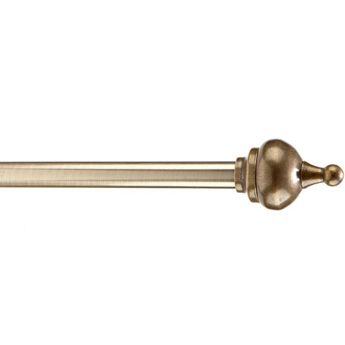 48” - 86” Home Details Tulip Adjustable Single Curtain Rod