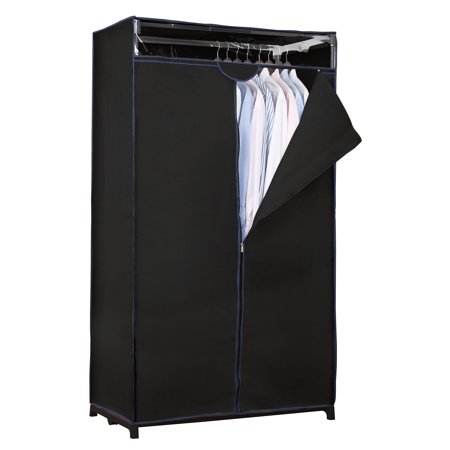 Simplify 36 Wide Portable Closet (4062-BLACK) | Quill