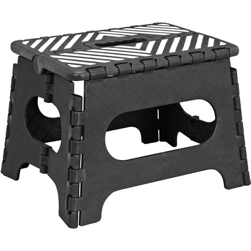 Simplify 9 Collapsible Step Stool, Black | Quill