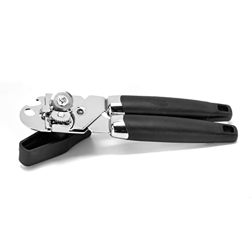 Dominion Can Opener Manual, Handheld Strong Heavy Duty Can Opener, Good Grips Anti-slip Hand Grip, Stainless Steel Sharp Blade, Ergonomic and Easy to