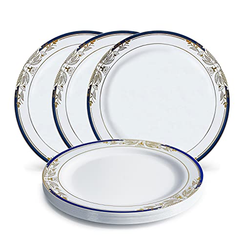 Whisc Deluxe 9'' Disposable Plates | Pack of 10 - Royal Collection