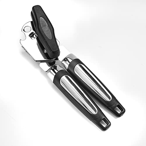 Dominion Can Opener Manual, Handheld Strong Heavy Duty Can Opener, Good Grips Anti-slip Hand Grip, Stainless Steel Sharp Blade, Ergonomic and Easy to