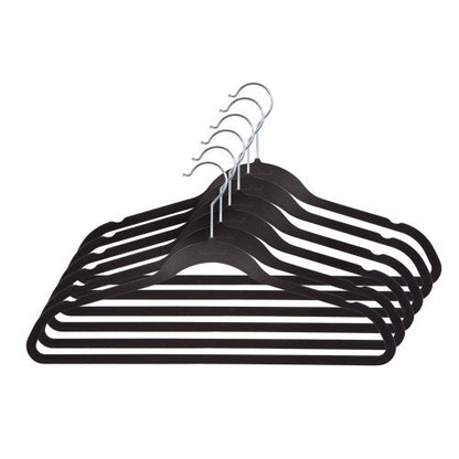 Simplify Hangers/Velvet - Huggable Hangers for Clothes, Black