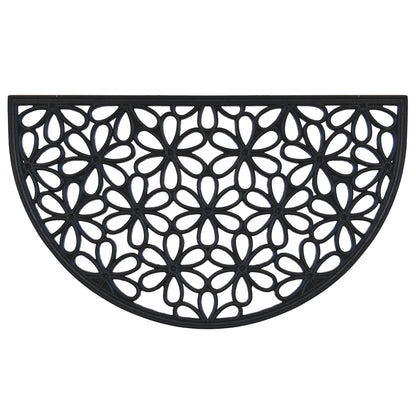 Wrought Iron Rubber Mat 18x30 - Daisy - 18"x30"