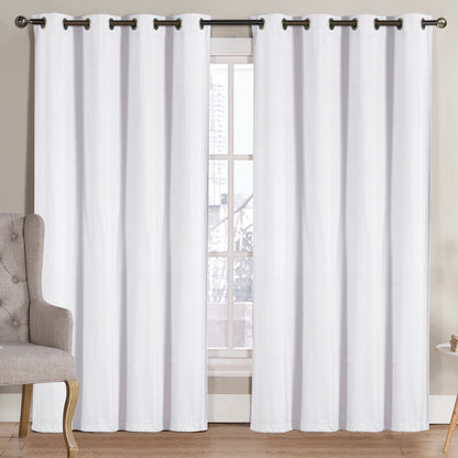 NEIL BLACKOUT WINDOW CURTAIN PANEL | White