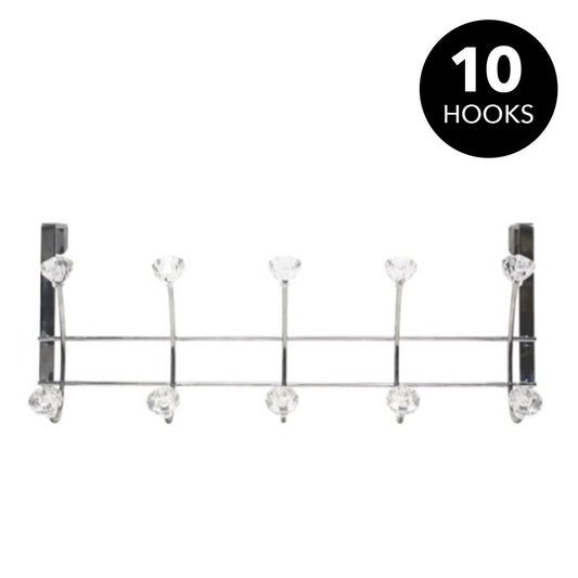 Simplify 10 Hook Over the Door Hanging Rack