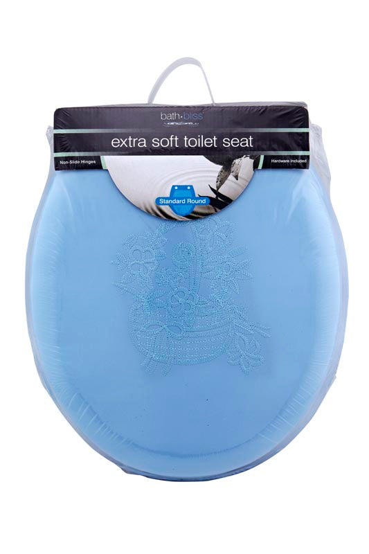 Soft Standard 17” Toilet Seat ~ BLUE 17"