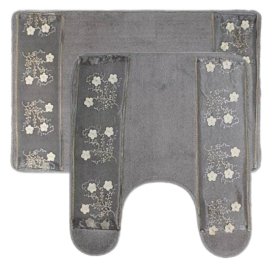 2PC BLOOMFIELD BATH RUG - Grey