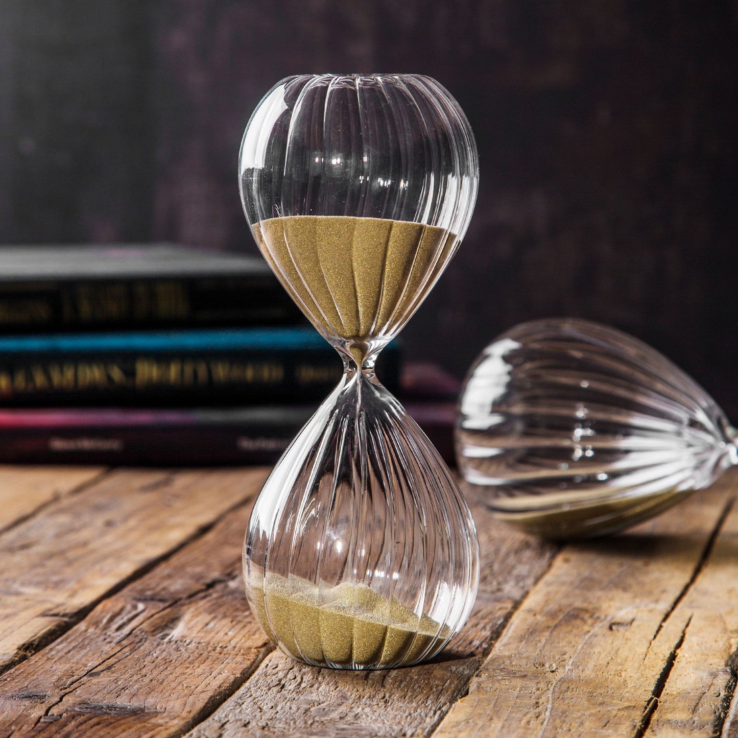 Home Essentials Optic Hourglass with Gold Sand