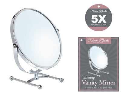 Home Details 7 5x Magnification Vanity Mirror in Chrome