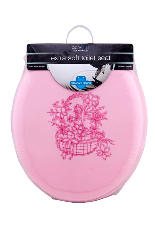 Soft Standard 17” Toilet Seat ~ PINK 17"