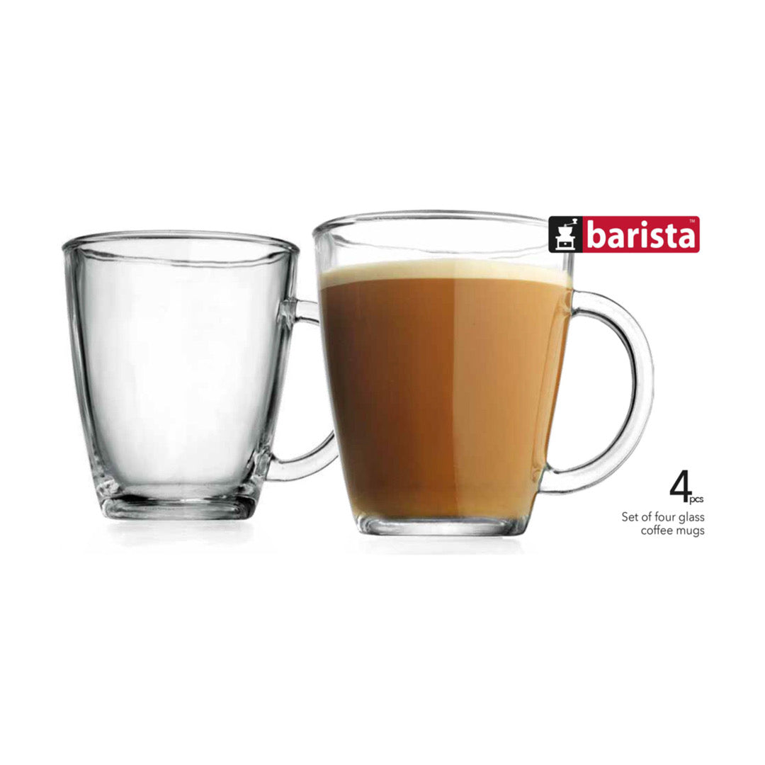 Coffee Mugs with Handle,Insulated Layer Coffee Cups,Clear Borosilicate Glass Mugs,Perfect for Cappuccino,Tea,Latte,Espresso,Hot Beverage,Wine,Microwave Safe