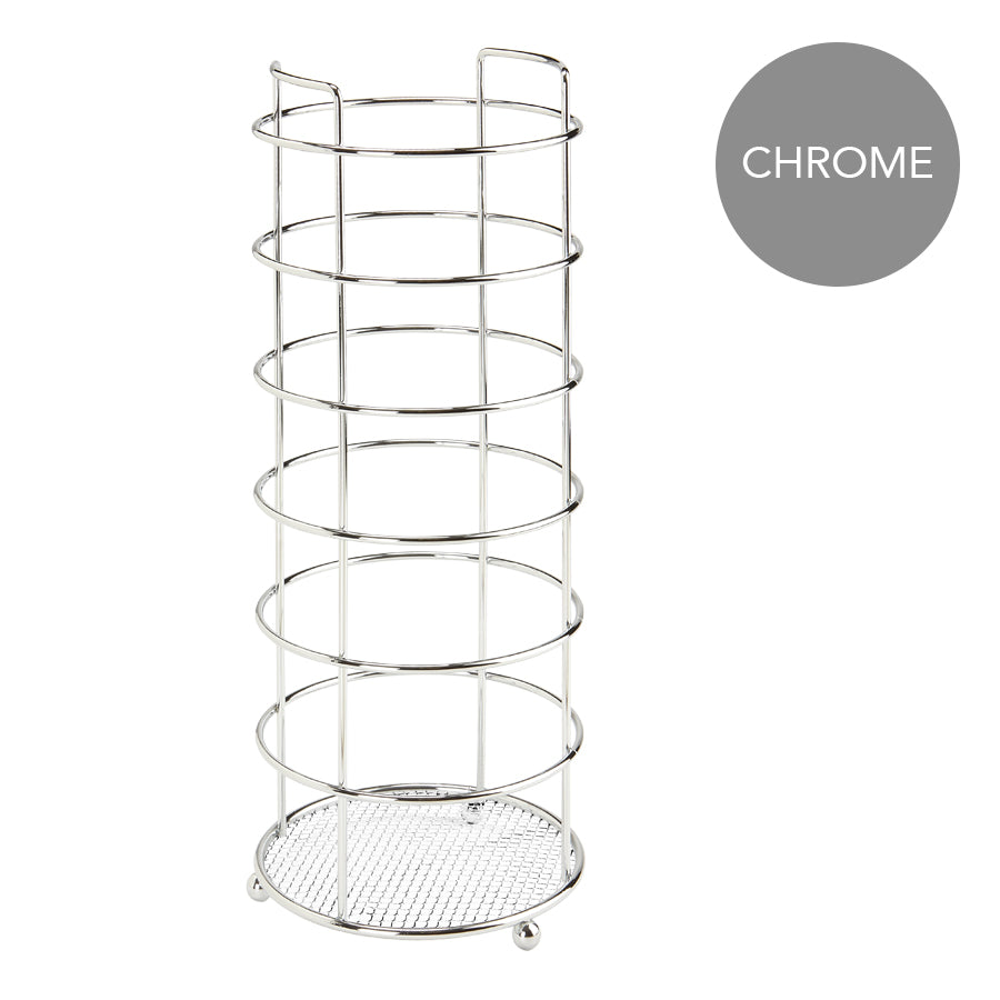 Bath Bliss Chrome Tissue Roll Holder - 5.75"Rd X 14.50"