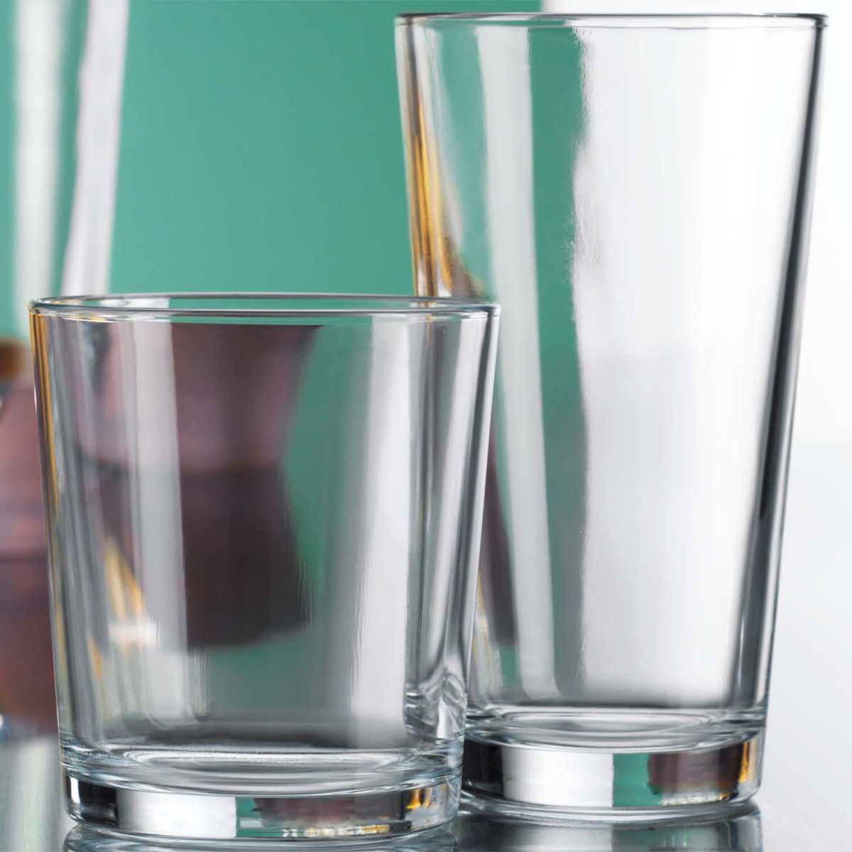Home Essentials Alanya 16-pc. Clear Glassware Set, (8 Pint Glasses, 8 Tumbler)
