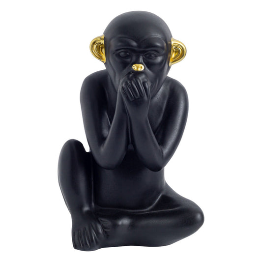 5.5x8.75"H Matte Blk Monkey