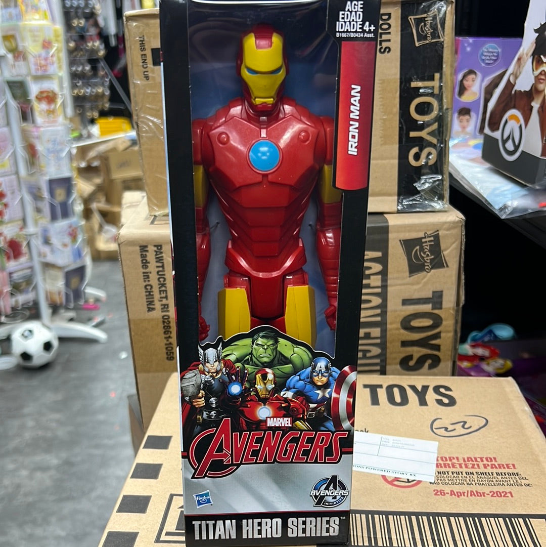 Marvel Avengers Titan Hero Series Iron Man 12-Inch Figure