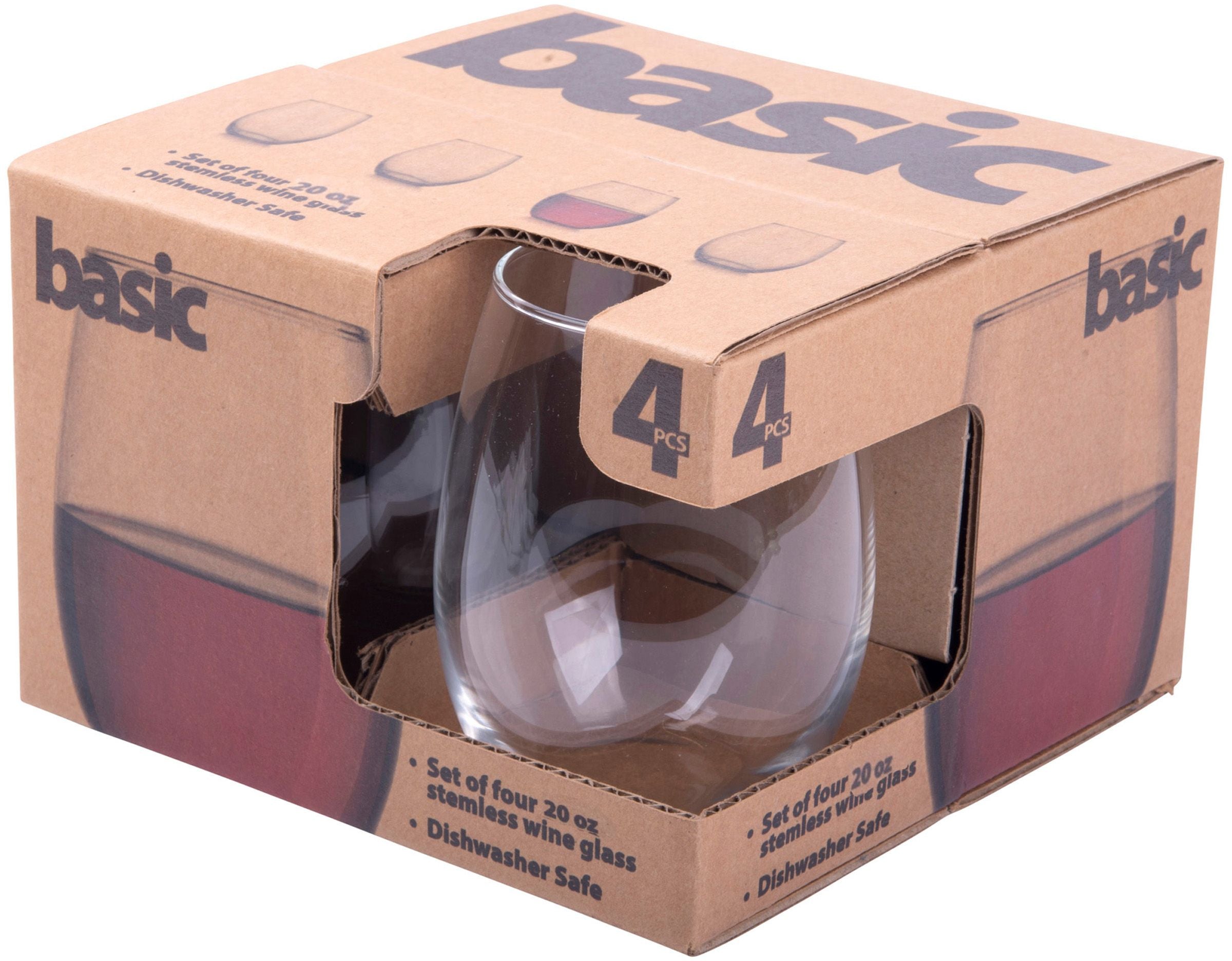 Basic S/4 Stemless 20oz Drinking Glass - Thumbnail 2